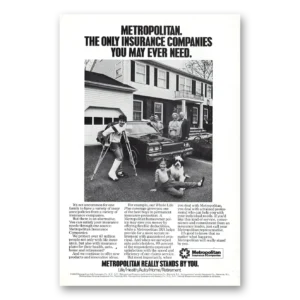 1983 Metropolitan Life Insurance Print Ad | Only Insurance Companies