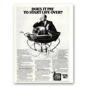 1983 New York Life Insurance Print Ad | Life Over