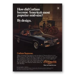 1983 Oldsmobile Cutlass Print Ad | Design