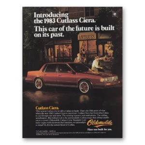 1982 Oldsmobile Cutlass Ciera Print Ad | Car Future