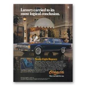 1982 Oldsmobile Ninety Eight Print Ad | Logical