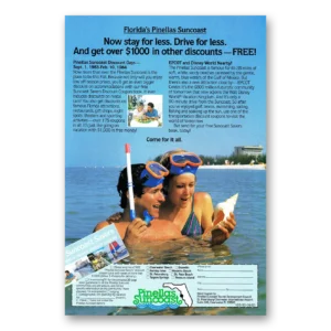 1983 Pinellas Florida Print Ad | Stay Less