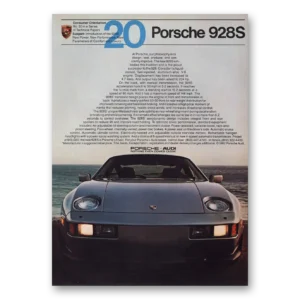 1983 Porsche 928 Print Ad | Test Produce