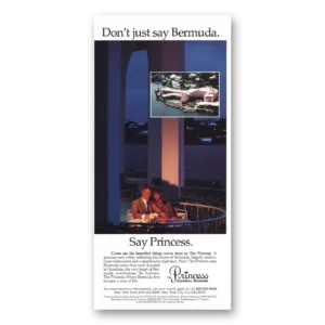 1983 Princess Hotel Print Ad | Say Princess