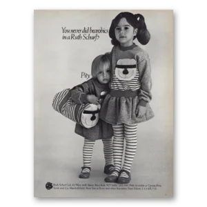 1983 Ruth Scharf Fashion Print Ad | Bearobics