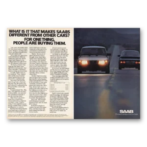 1983 Saab Print Ad | Other Cars