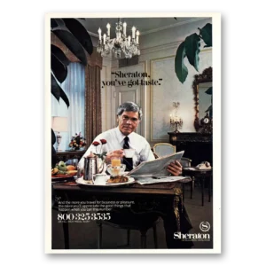 1983 Sheraton Hotels Print Ad | Got Taste