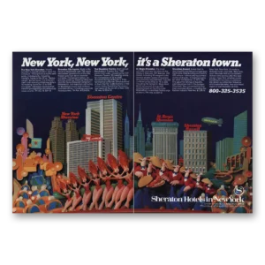 1983 Sheraton Hotels New York Print Ad | New York