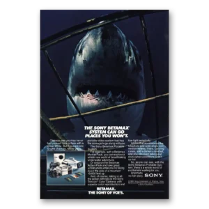 1983 Sony Betamax Print Ad | Go Places