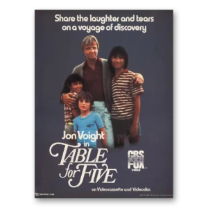 1983 Table for Five Promo Print Ad | Jon Voight
