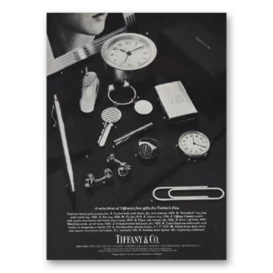 1983 Tiffany & Co Print Ad | Fine Gifts Fathers Day