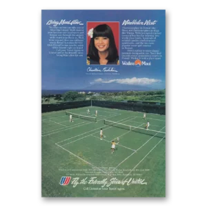 1983 United Airlines Print Ad | Wailea Maui