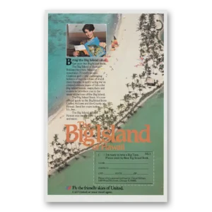 1983 United Airlines Print Ad | Big Island Alive
