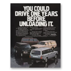 1983 Volvo Print Ad | Unloading It