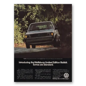 1983 Volkswagen Rabbit Print Ad | Wolfsburg