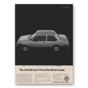 1983 Volkswagen Wolfsburg Edition Print Ad | Drivers Seat