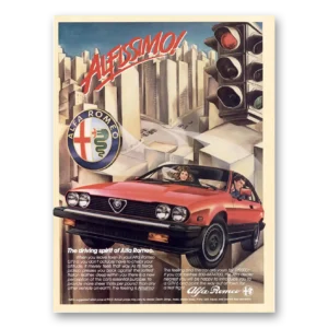 1984 Alfa Romeo Print Ad | Alfissimo