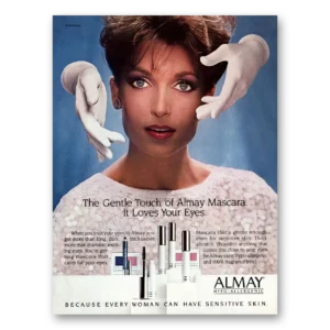 1984 Almay Mascara Print Ad | Gentle Touch
