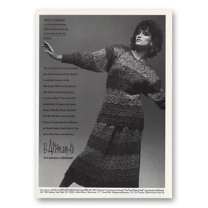 1984 B Altman Print Ad | Italian Knits