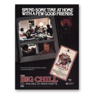 1984 Big Chill Movie Promo Print Ad | Home Video