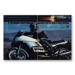 1984 BMW Motorcycles Print Ad | K100