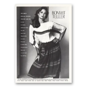 1984 Bonwit Teller Print Ad | Dress For All Seasons