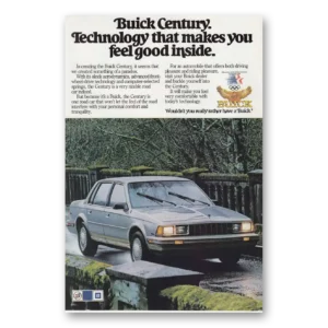 1984 Buick Century Print Ad | Technology