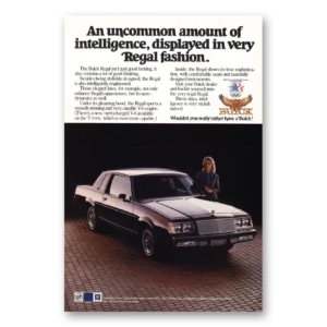 1984 Buick Regal Print Ad | Intelligence