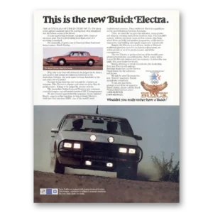 1984 Buick Electra Print Ad | Outback
