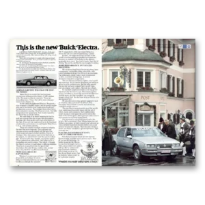 1984 Buick Electra Print Ad | Garmisch