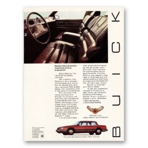 1984 Buick Electra Print Ad | Lavishly Appointed