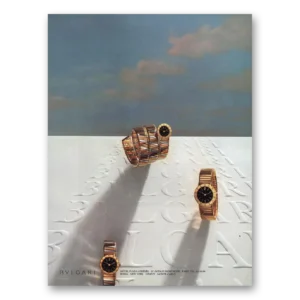 1984 Bvlgari Print Ad | Watches French