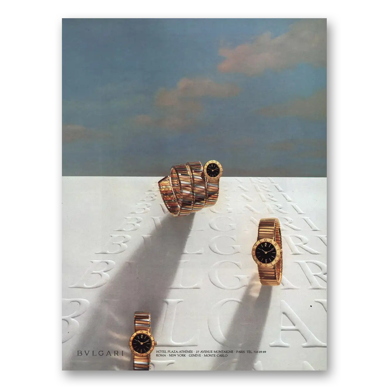 1984 Bvlgari Print Ad | Watches French