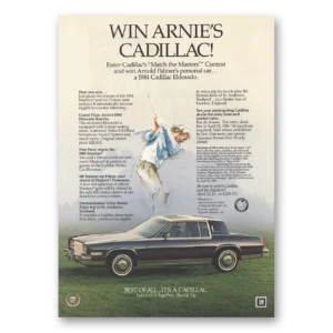 1984 Cadillac Eldorado Print Ad | Arnies Cadillac