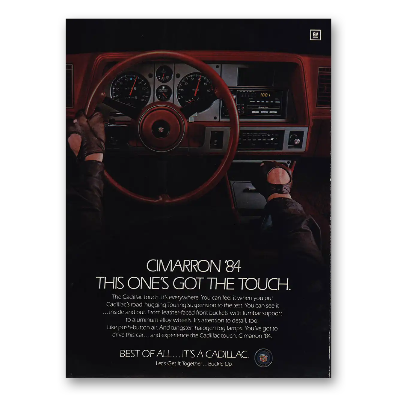 1984 Cadillac Cimarron Print Ad | Got Touch