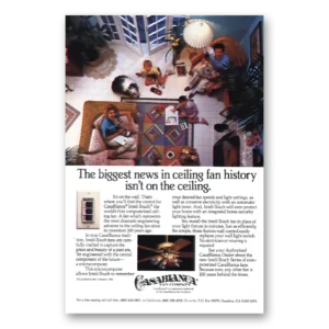 1984 Casablanca Fan Print Ad | Biggest News