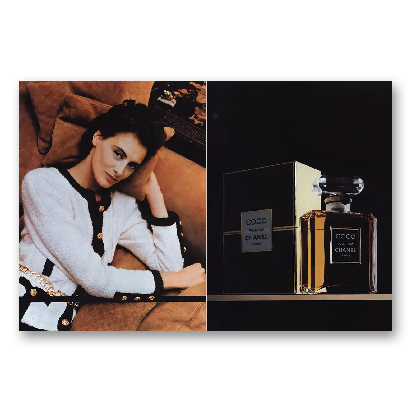 1984 Chanel Coco Perfume Print Ad | Parfum French