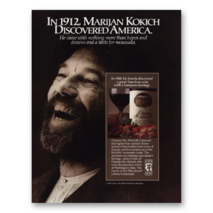 1984 Chateau Ste Michelle Cabernet Print Ad | Marijan Kokich