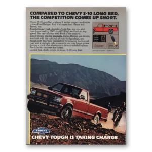 1984 Chevrolet S10 Print Ad | Long Bed