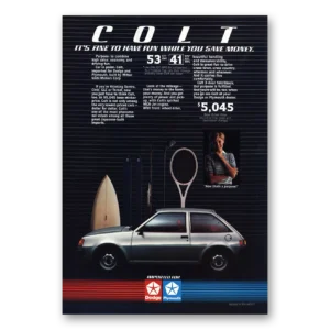 1984 Dodge Colt Print Ad | Have Fun