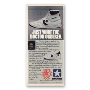 1984 Converse Shoes Print Ad | Dr J