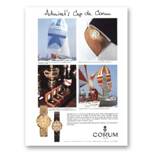 1984 Corum Watch Print Ad | Admirals Cup