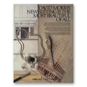 1984 David Morris Print Ad | New Setting Most Beautiful