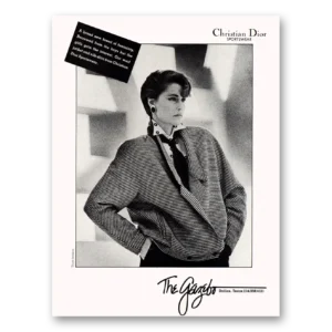 1984 Christian Dior Fashion Print Ad | Breed Femininity