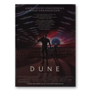 1984 Dune Movie Promo Print Ad | World Beyond