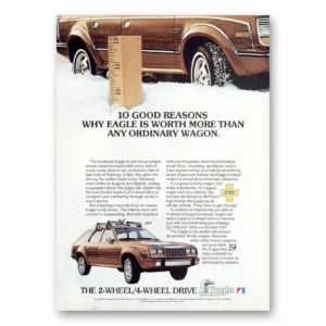 1984 AMC Eagle Print Ad | Ordinary Wagon
