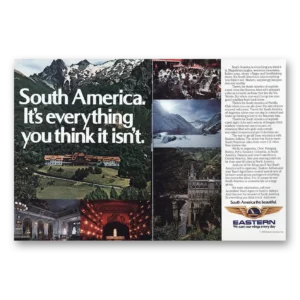 1984 Eastern Airlines Print Ad | South America
