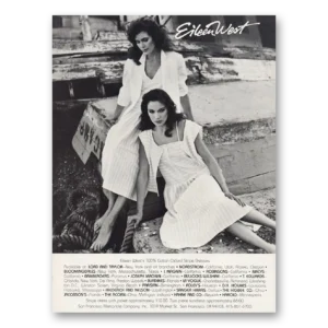 1984 Eileen West Print Ad | Cotton Oxford