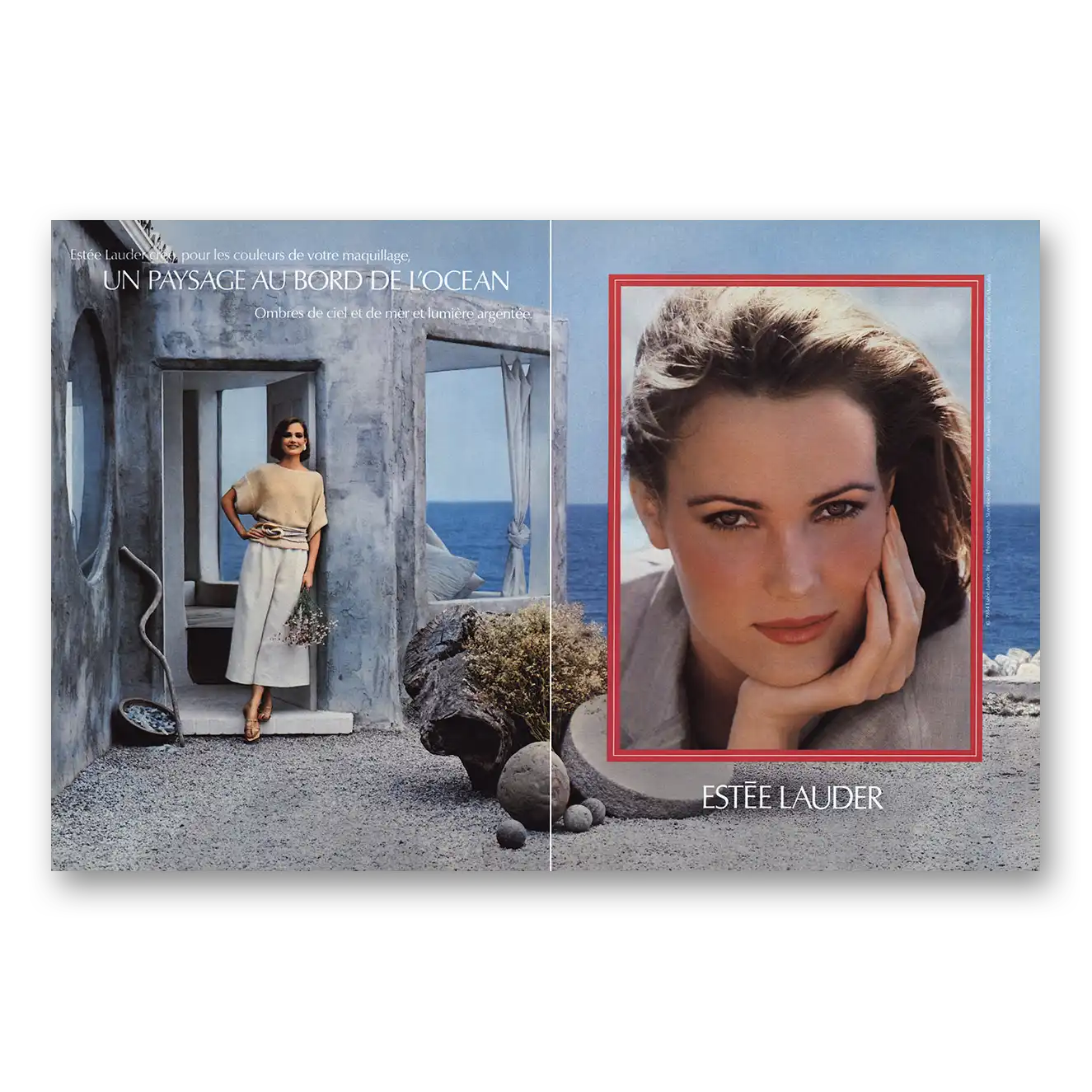 1984 Estee Lauder Print Ad | Un Paysage
