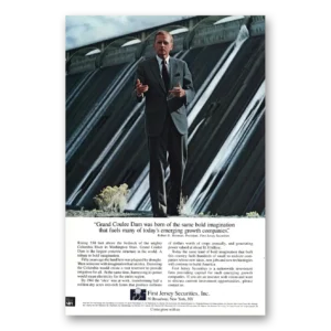 1984 First Jersey Securities Print Ad | Grand Coulee Dam
